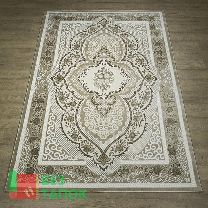 Ковер, Каскад, 27103_24055, Классика, Бежевый Белый