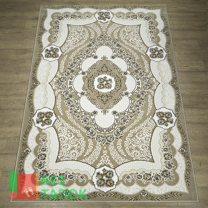 Ковер, Каскад, 27109_24055, Классика, Бежевый Белый