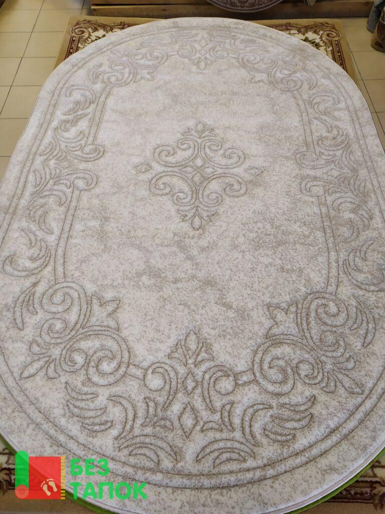 Ковер, Метро, 29604_22372, неоклассика, Белый.Пудра