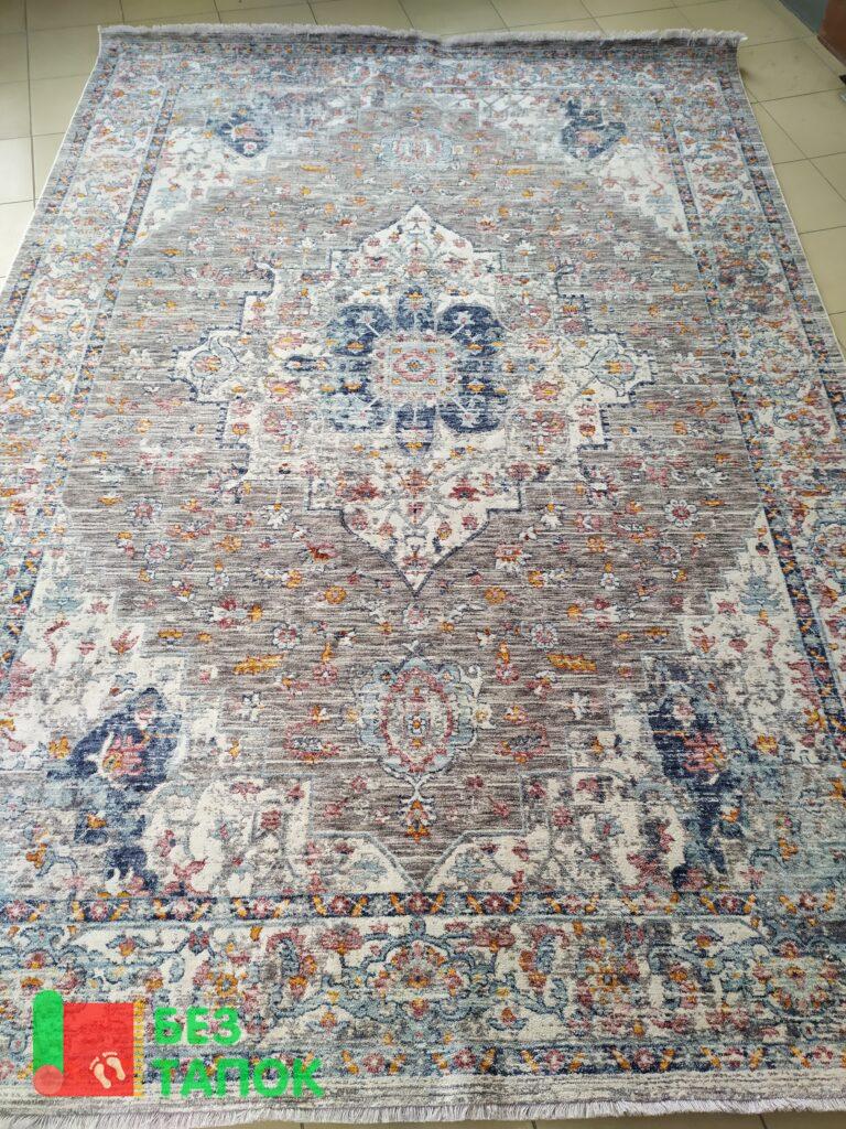 Ковер, Mystic, 06213A, Неоклассика, Бежевый Серый Голубой