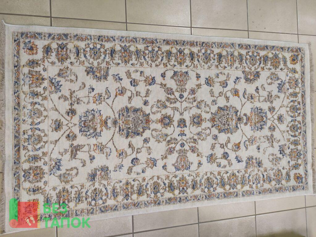 Ковер, Mystic, 06213А, Неоклассика, Бежевый Белый Голубой