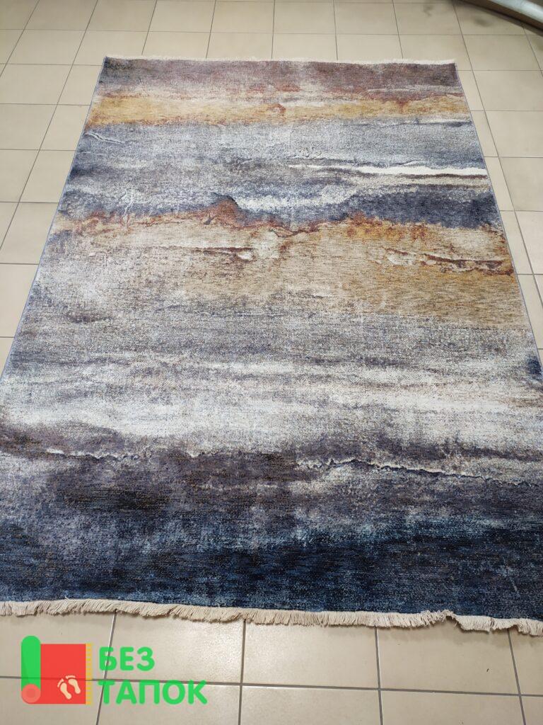 Ковер, Mystic, 06030A, Винтажный, Синий Голубой Бежевый Бордовый