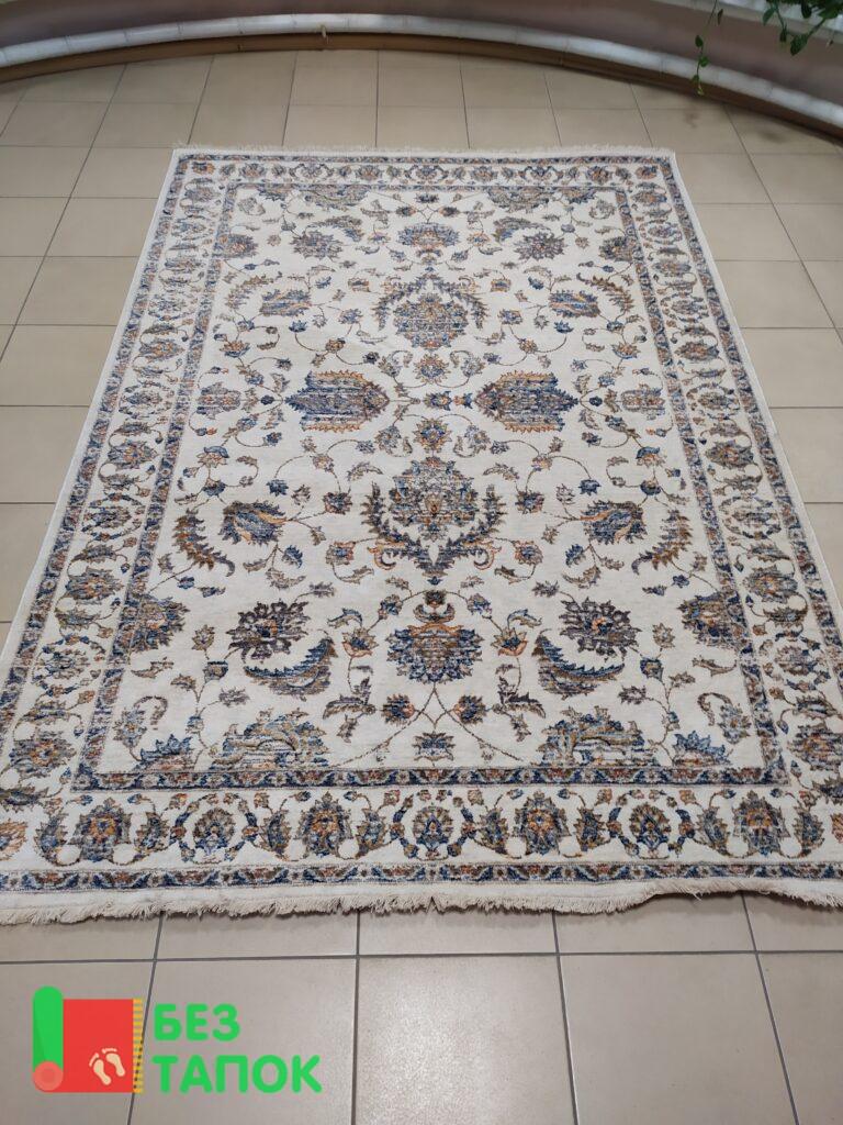 Ковер, Mystic, 06214A, Неоклассика, Серый Синий Белый Розовый