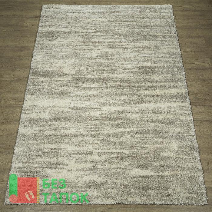 Ковер, Шагги LOUNGE, 41315-48233, Полоска, Бежевый Кремовый