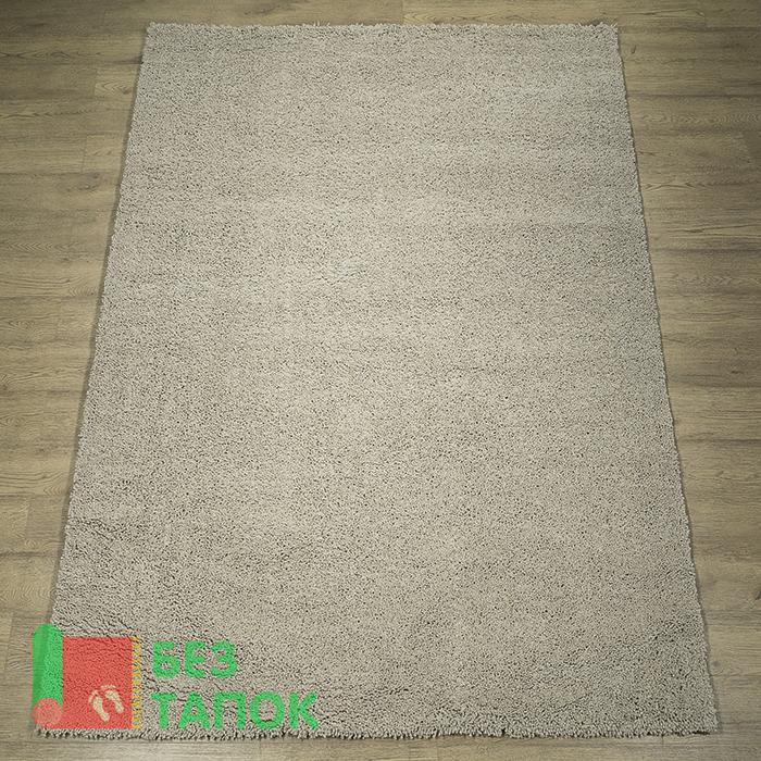 Ковер, Шагги (Newyork), 0063а-к, Однотонный, Бежевый Кофейный