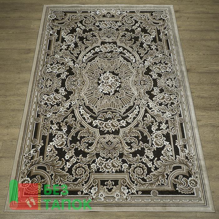 Ковер, Шенилл, 28006-24377, Классика, Бежевый Кофейный