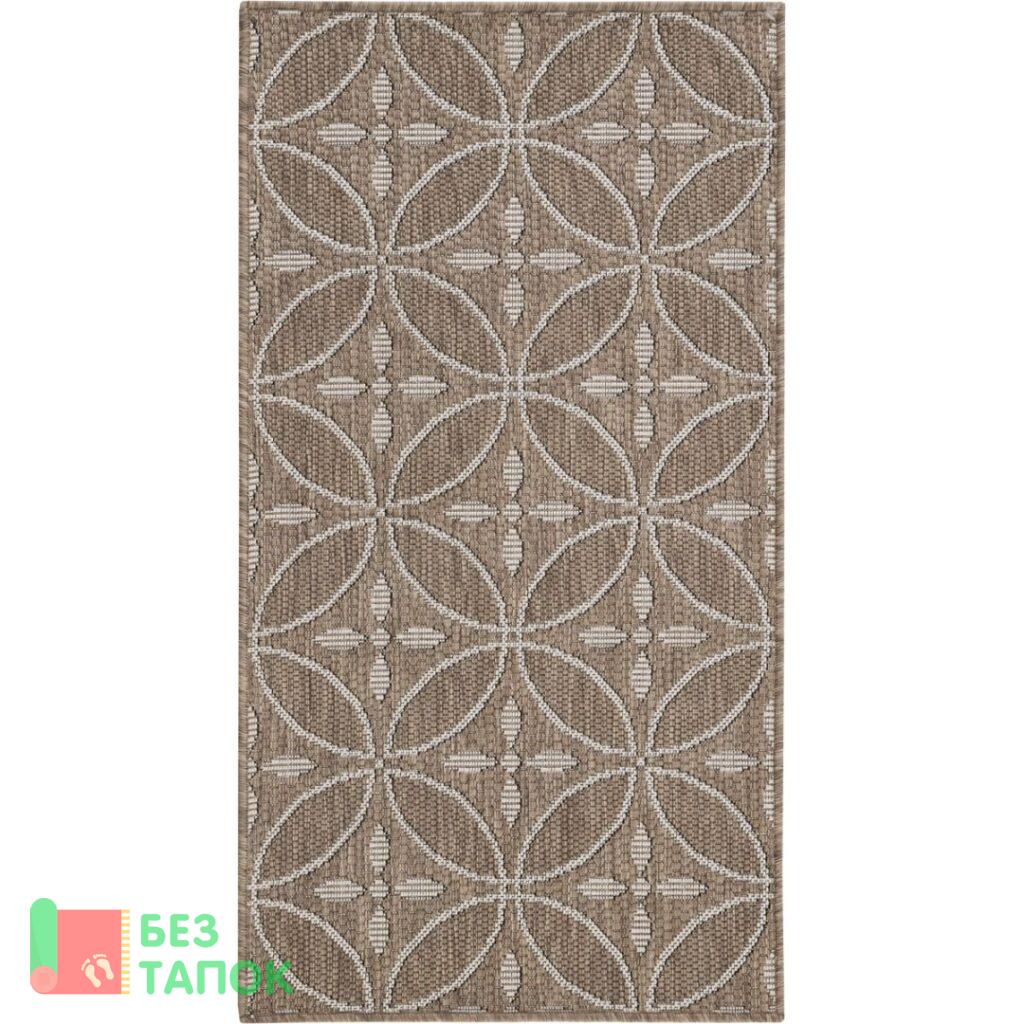 Ковер, Циновка Дели, 80134-50522, Абстрацкия, Кофейный