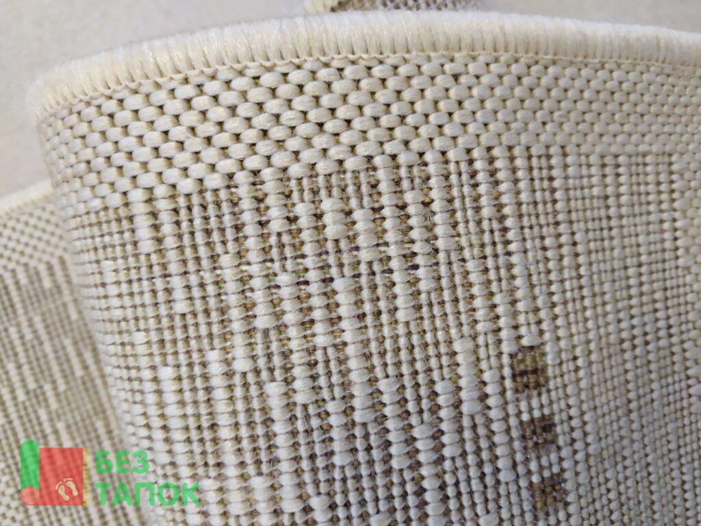 Ковер, Циновка Дели, 80101-50111, Полоска, Бежевый Кремовый