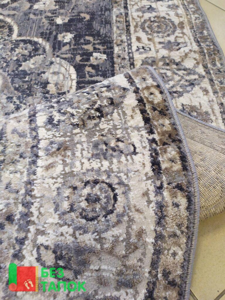 Ковер, Циновка Sample, 01A, Абстрацкия, Кирпичный Терракотовый Серый