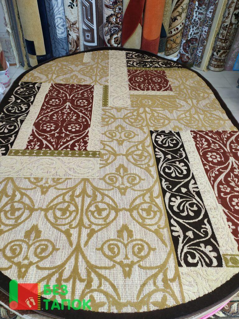 Ковер, Циновка VENECIA, 0982300, Неоклассика, Бежевый Коричневый Терракотовый