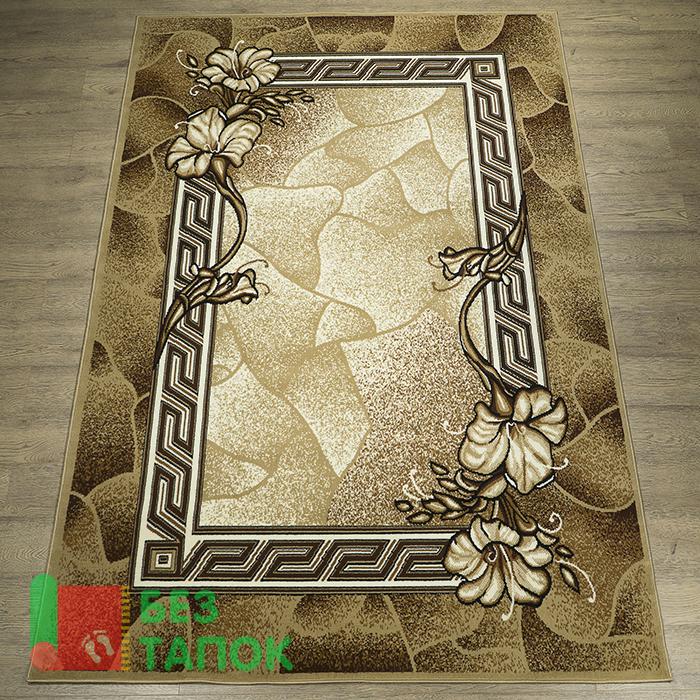 Ковровая дорожка, Лайла Де Люкс, 15105_10122д, Неоклассика, Бежевый