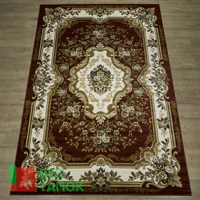 Ковер, Акварель, 20606_22133, Классика, Бордовый Бежевый