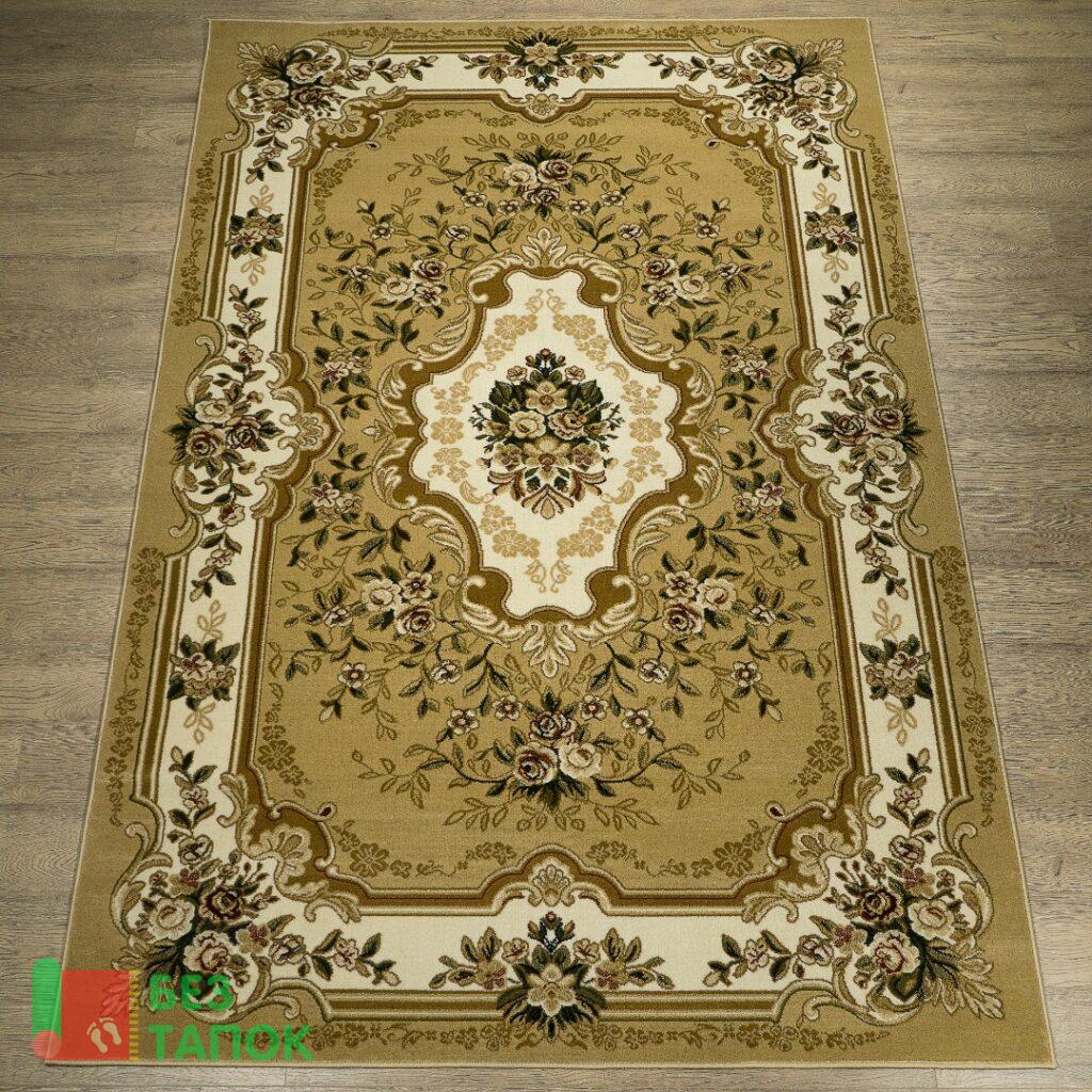 Ковер, Акварель, 20606_22133, Классика, Бордовый Бежевый