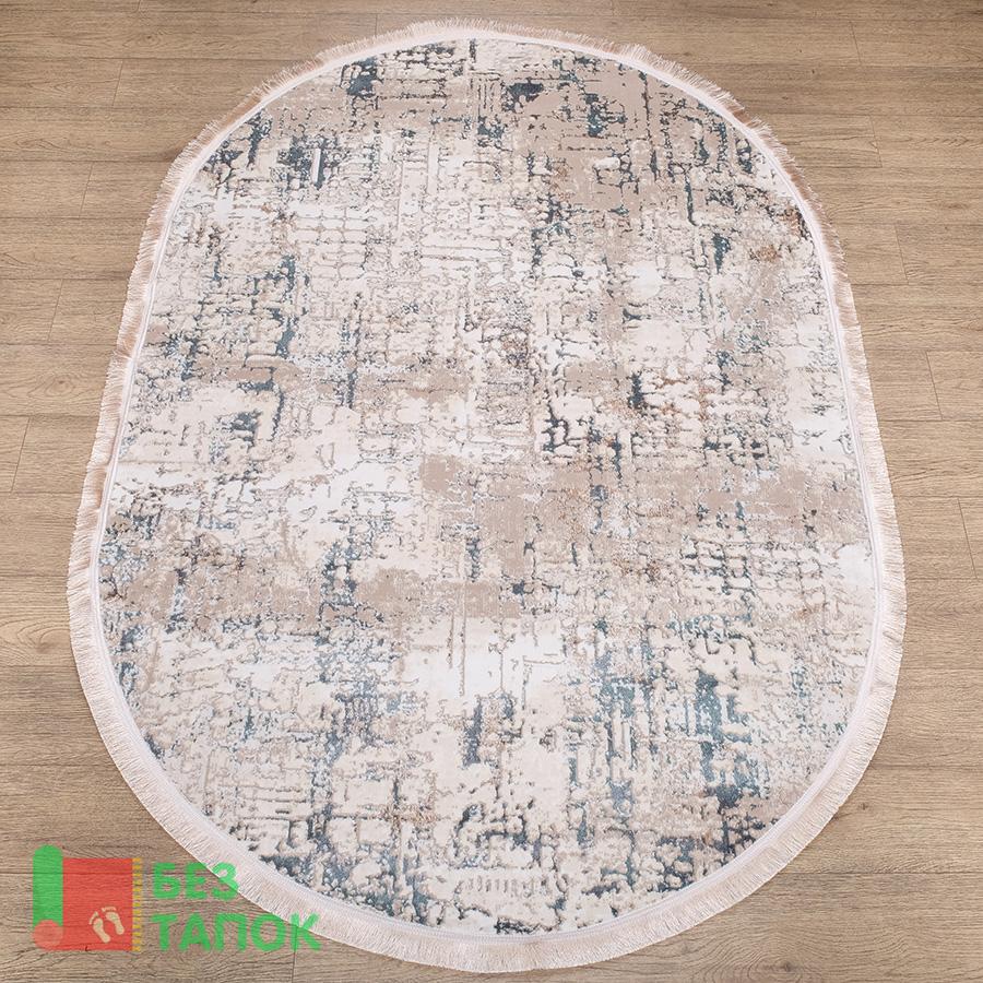 Ковер, Ascona, 1075B, Современный, Бежевый Белый Серый