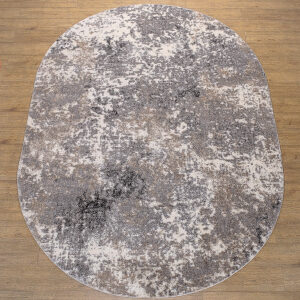 Ковер, Shaggi Vesta, 46217-45134, Современный, Серый Белый Бежевый