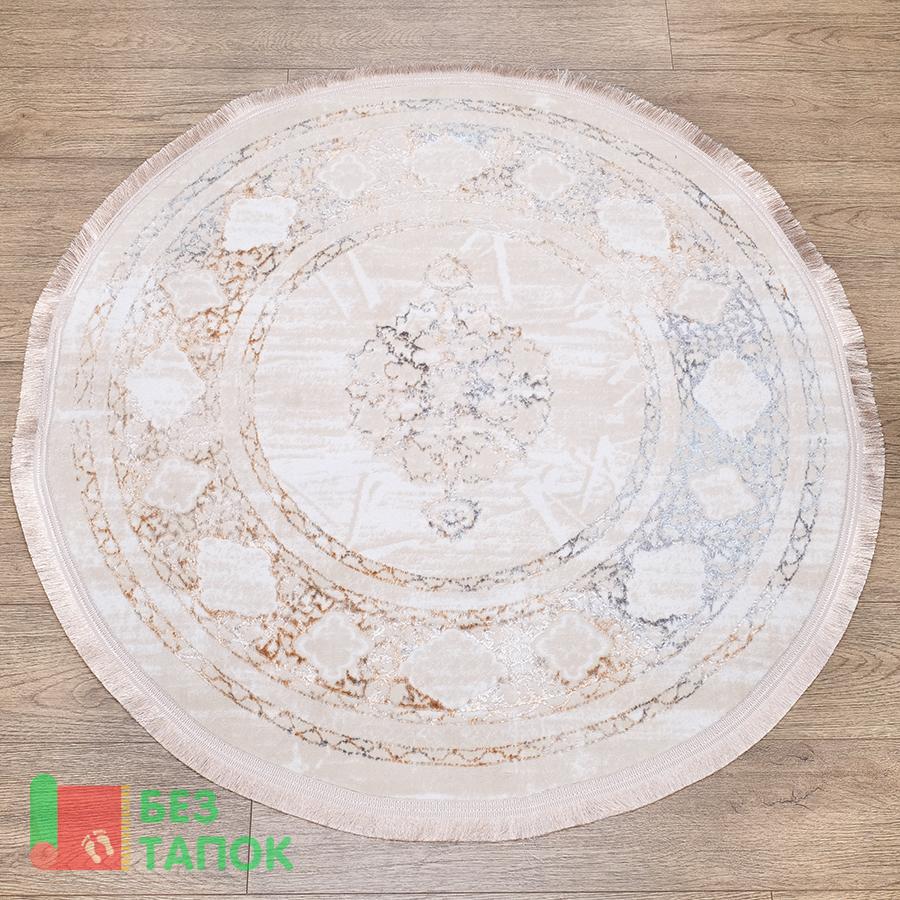 Ковер, Ascona, 4417a, Неоклассика, Бежевый Белый Серый