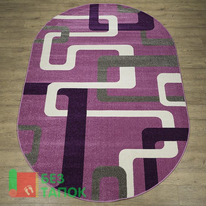 Ковер, Фиеста, 35306-36544, Абстрацкия, Сиреневый Фиолетовый Серый Белый