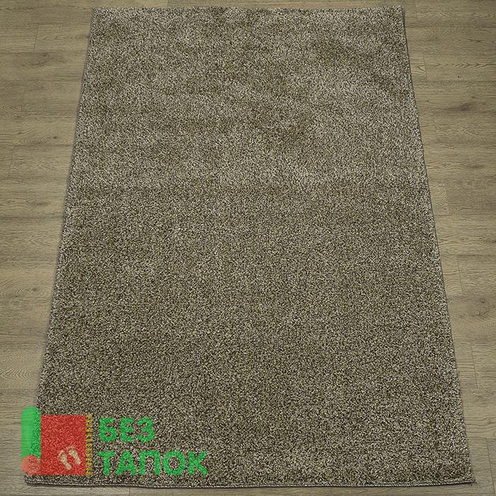 Ковер, Шагги fugion, 42309-48214, Однотонный, Бежевый Коричневый