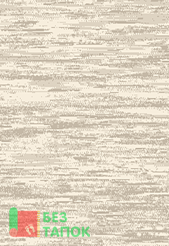 Ковер, Шагги fugion, 42315-48233, Полоска, Бежевый Кремовый