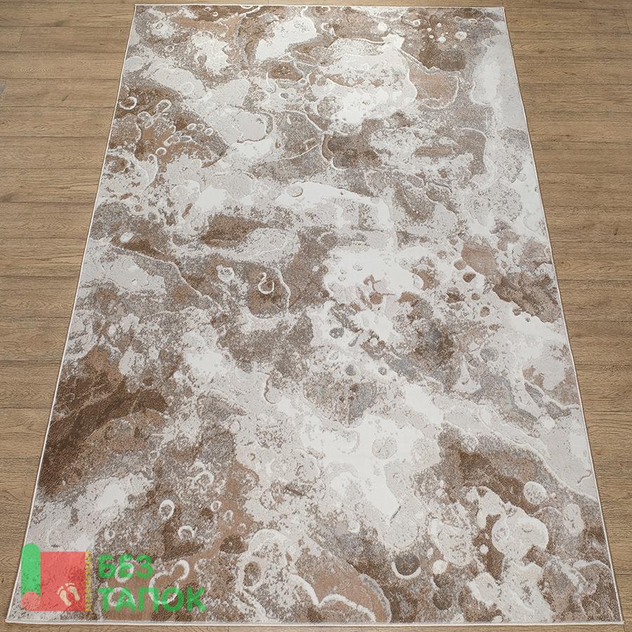 Ковер, Бостон, 25301-24735, Современный, Бежевый Белый Серый