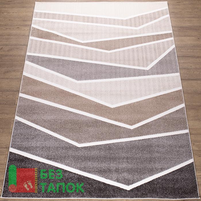 Ковер, Квест, 31101-45154, Современный, Бежевый Коричневый Кофейный