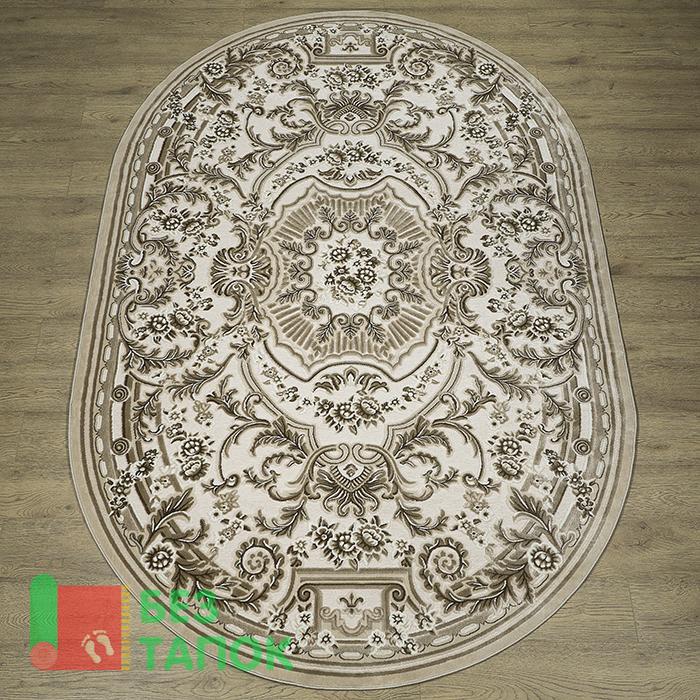 Ковер, Шенилл, 27505_23877, Классика, Бежевый Кофейный