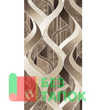 Ковровая дорожка, Лайла Де Люкс, 15892_10834, Современный, Бежевый Коричневый Кофейный